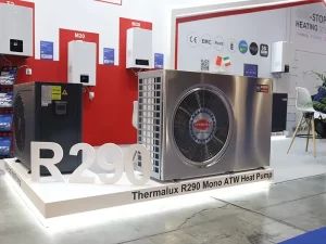 Tepelné čerpadlo Heta R290 na výstave MCE